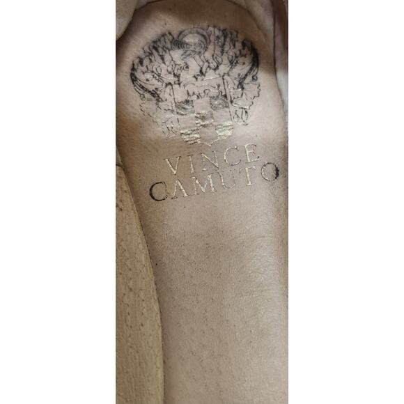 Vince Camuto Women’s VC-Ellen Ballet Flats 8M Pewter Wool Slip On Shoes - Picture 4 of 8